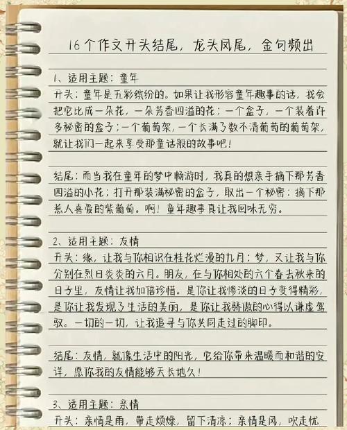 初中作文常见错误结尾实例整理