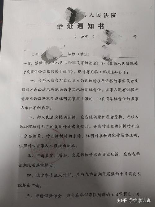 法院亲子关系诉讼举证要求告知书
