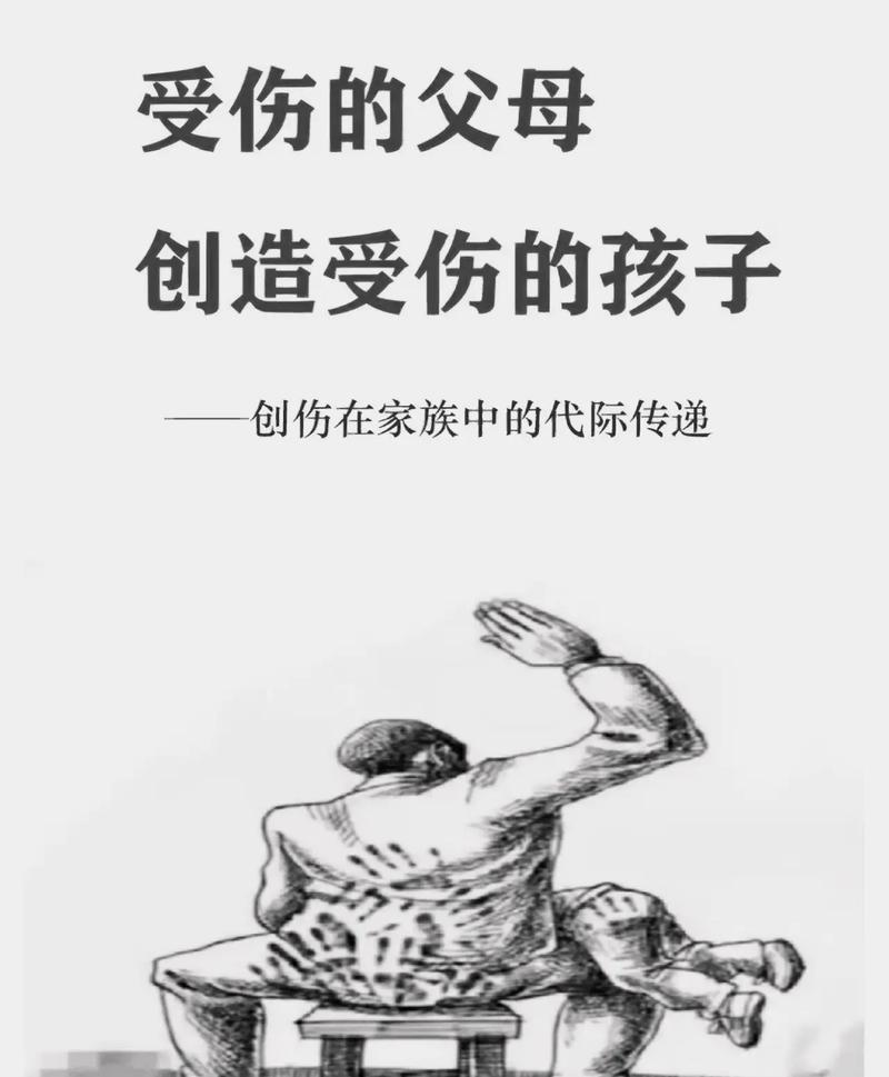 家族代际创伤传递示意图