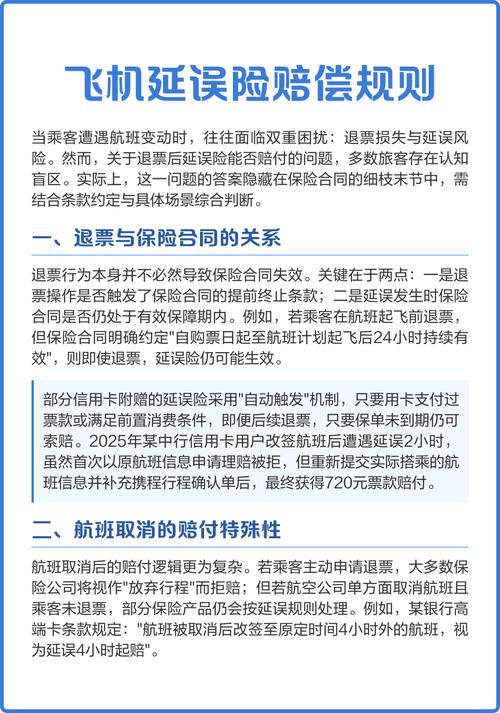 保险合同航班延误责任条款标注示意图