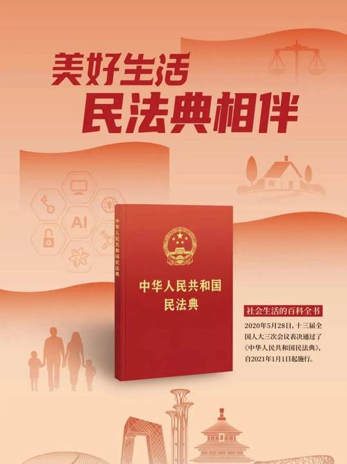 民法典定金条款普法宣传海报