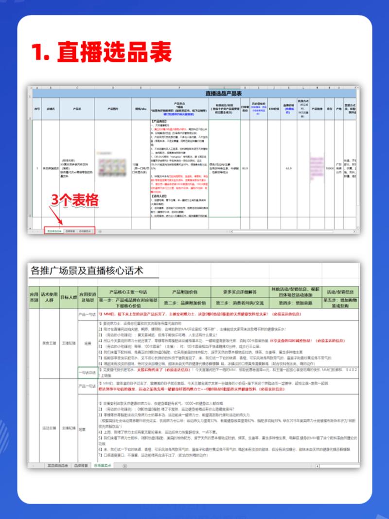 直播带货选品资质核验记录表模板