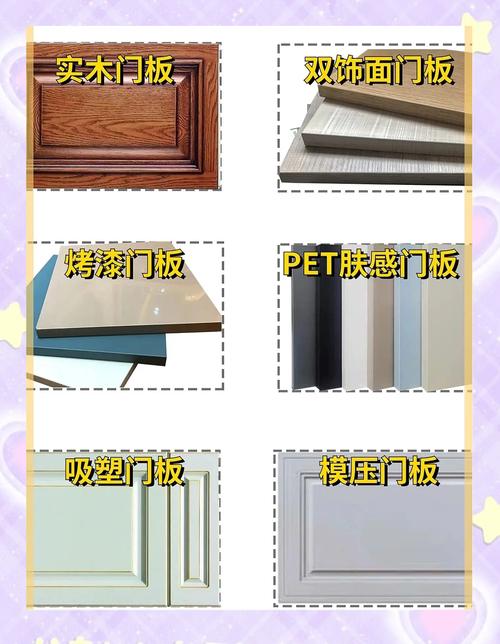 建材市场钢木门样品展示对比