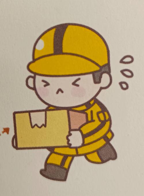 快递打包手绘原创原稿现场