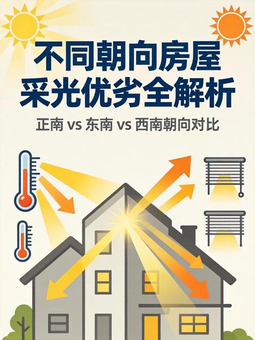 南京夏季下午三点不同朝向户型采光对比实拍图