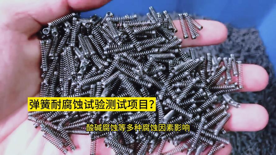 不同材质工业弹簧夹耐腐蚀对比测试