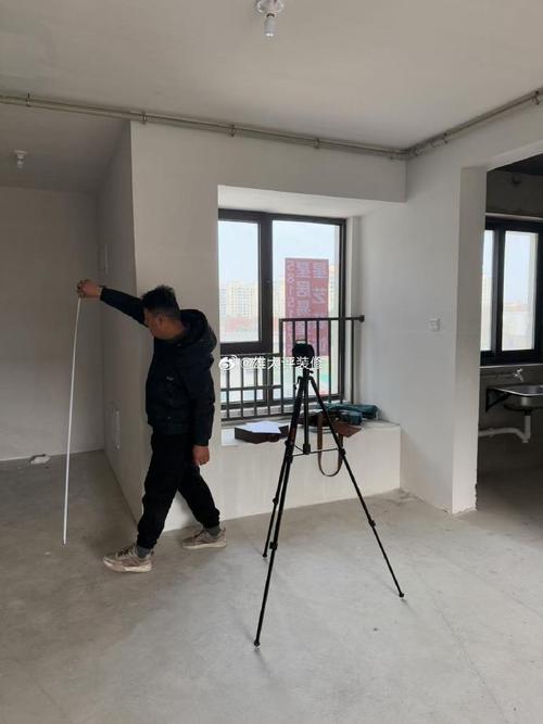 毛坯房装修现场原始尺寸测量图
