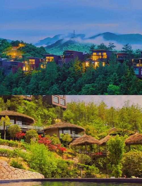 莫干山竹海中的裸心谷小屋