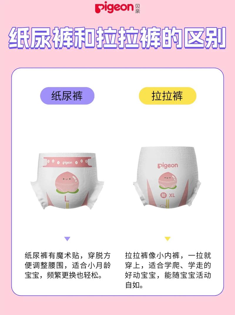 传统棉布尿布与现代纸尿裤对比