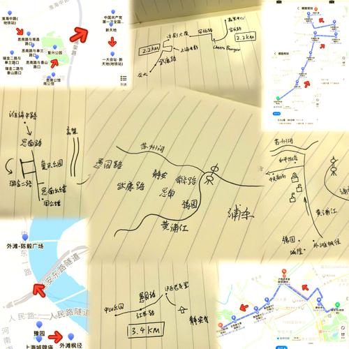 城市周边轻徒步入门路线手绘图