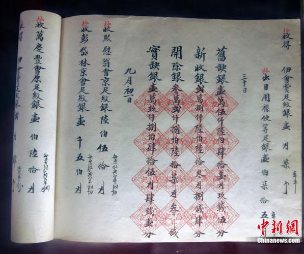 清代晋商票号手写账本书影