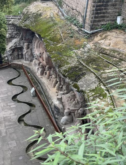 重庆大足石刻宝顶山卧佛造像