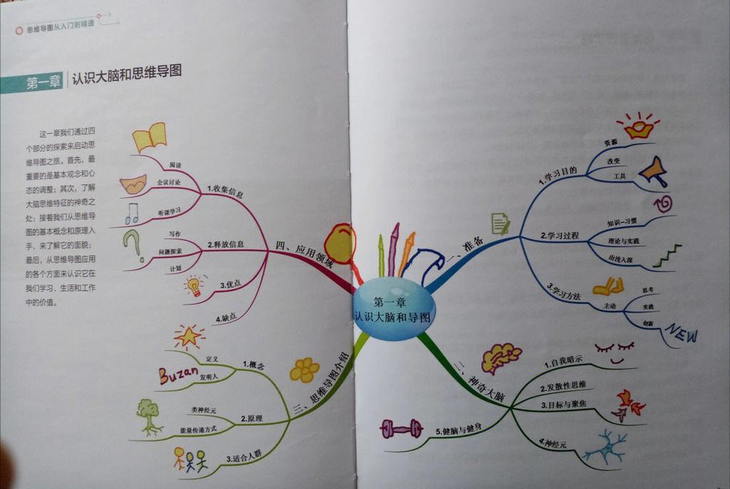 亲子共同在白板前绘制学习思维导图