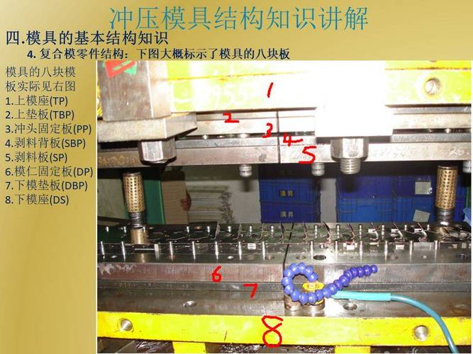 精密连续冲压模具内部结构展示
