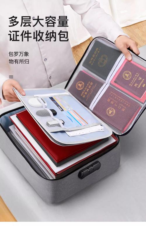 房产继承过户必备证件整理收纳袋