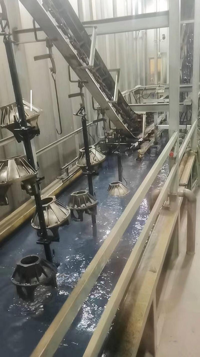汽车车架电泳涂装生产线实拍
