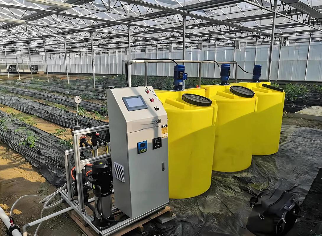 设施大棚物联网水肥一体化设备安装实景