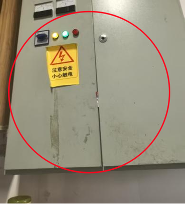 工业配电柜腐蚀环境铜排锈蚀状况