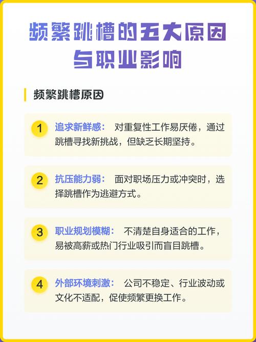 职场人频繁跳槽导致职业发展停滞对比图