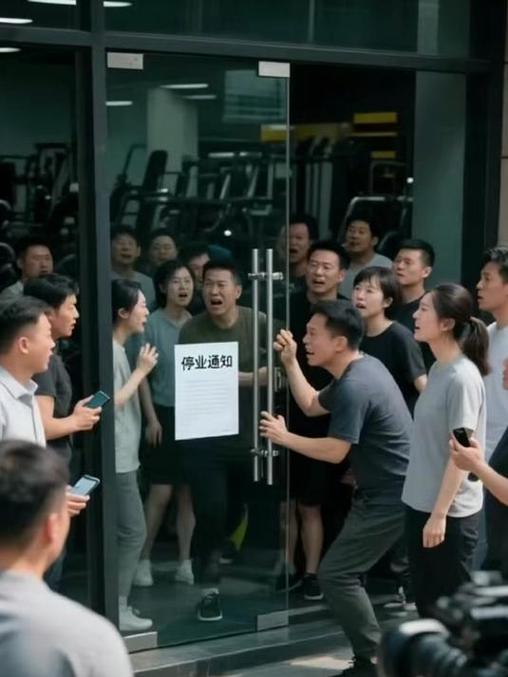 健身房预付卡跑路维权现场