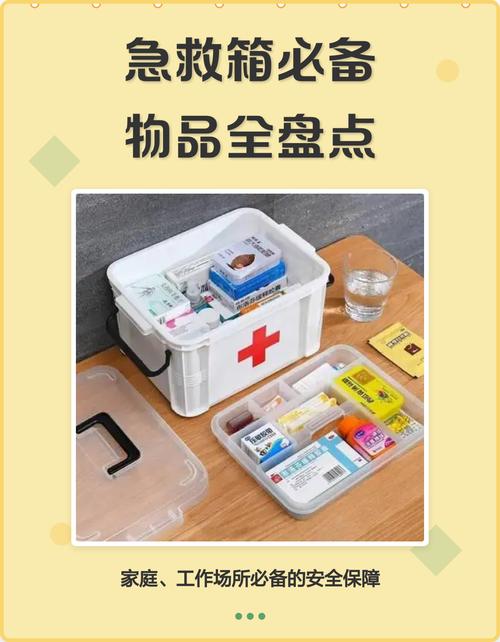 工业场所急救箱标准配置示意图