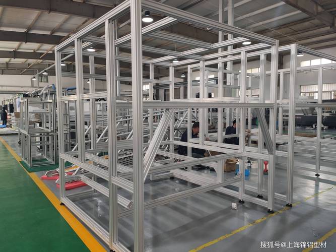模块化柔性生产工位小组作业实景