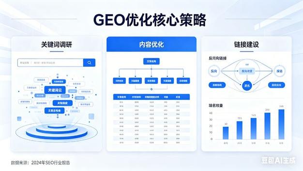 GEO投放核心数据维度筛选示意图