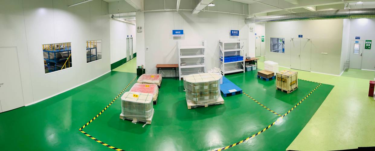 制造工厂原材料待检等待区实拍