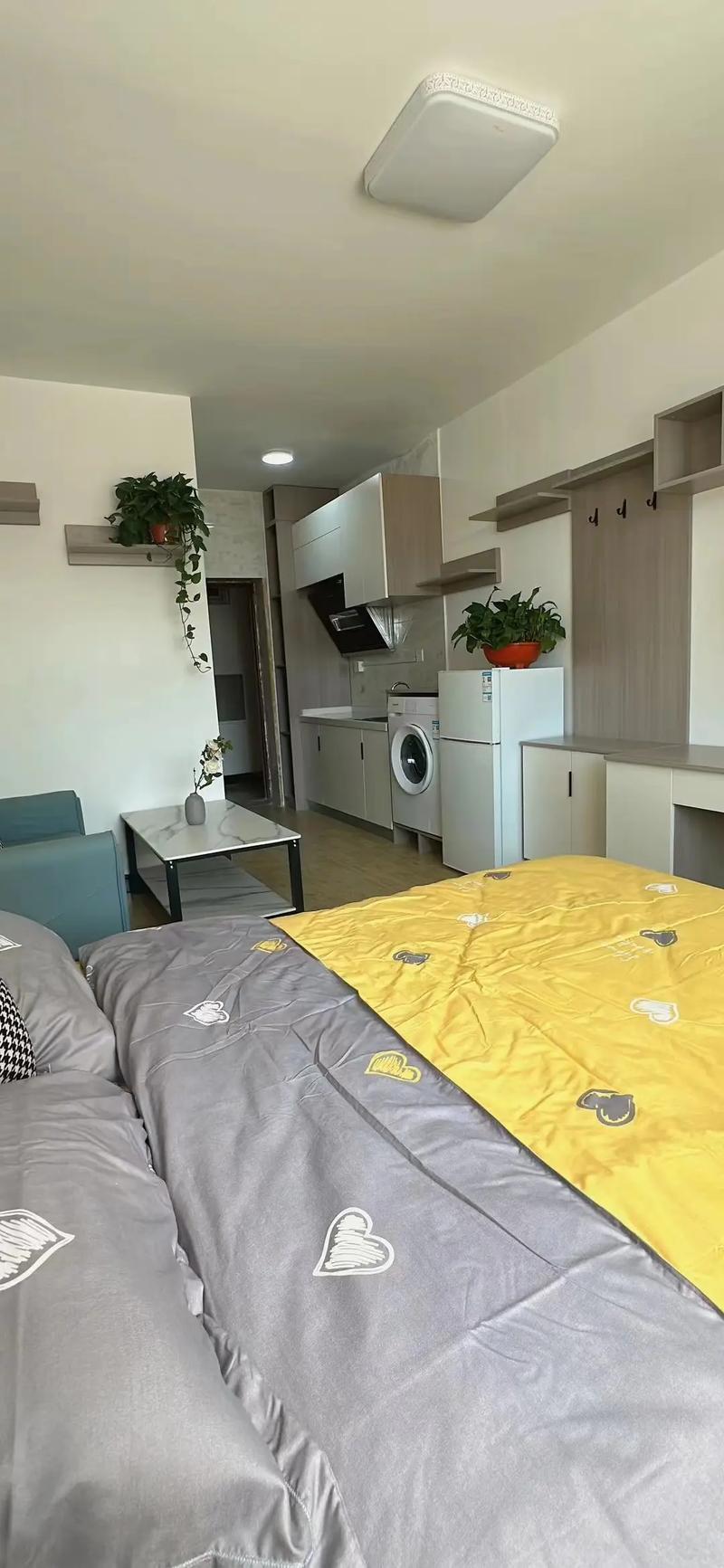 青年人才拎包入住人才公寓的场景