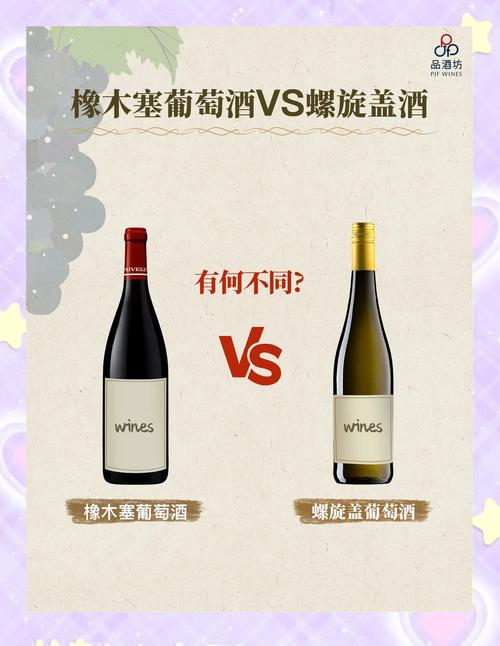 螺旋盖红酒瓶与软木塞红酒瓶并排陈列