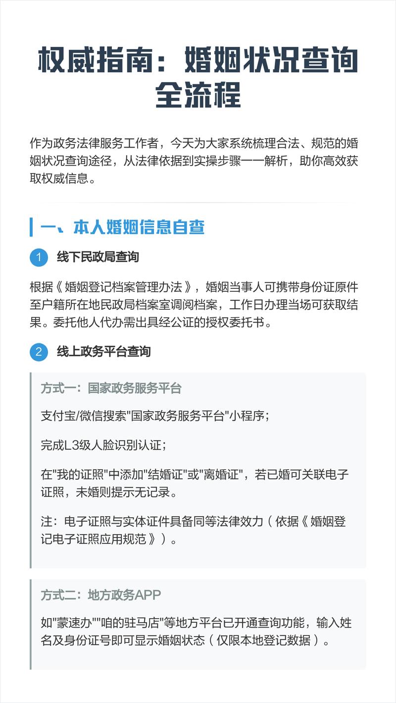 婚姻登记档案线上查询流程界面