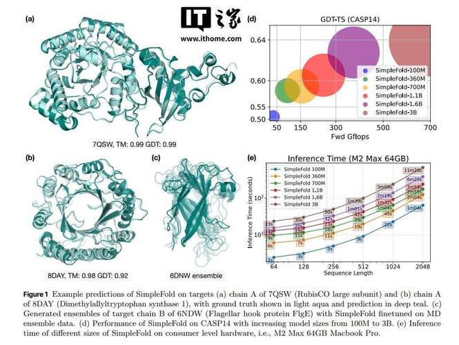 AI结构生物学蛋白质折叠预测结果图