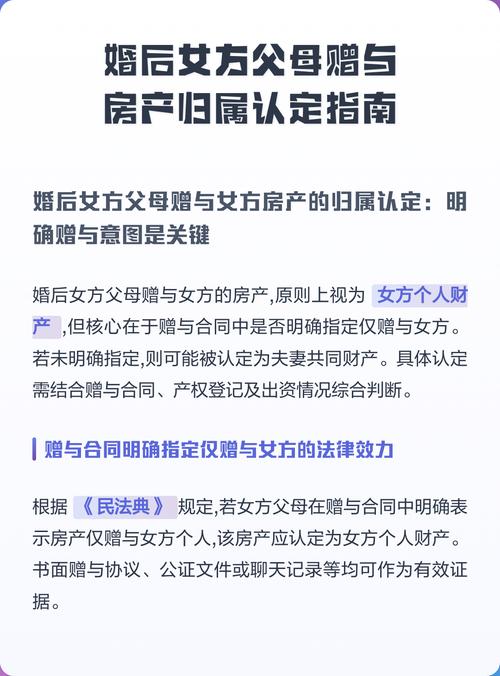 婚后父母赠与房产认定注意事项