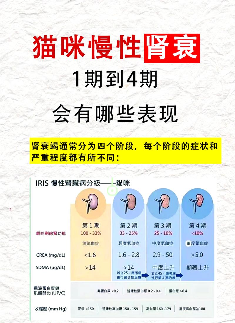 猫慢性肾病早期症状对照表