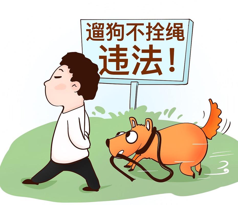 饲养人出示牵绳合规证明的现场照片