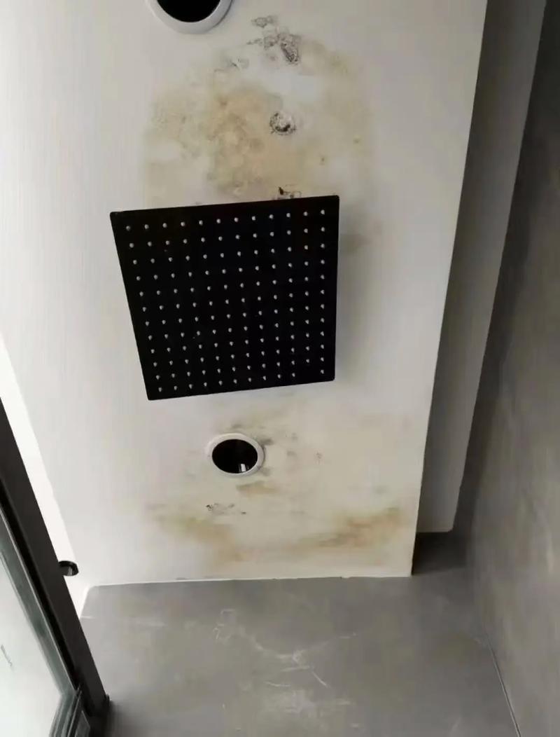 卫生间桑拿板吊顶发霉翘起实拍