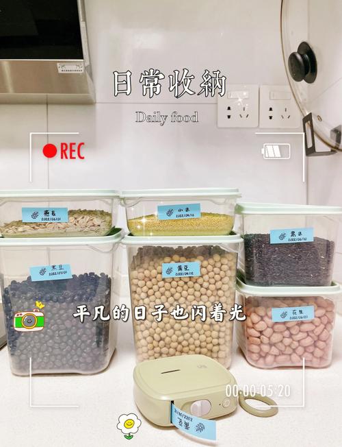 标签机打印的收纳箱分类标签实拍