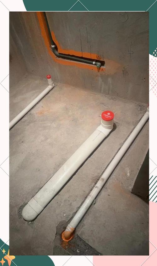 卫生间下水管道移位坡度标准施工实拍