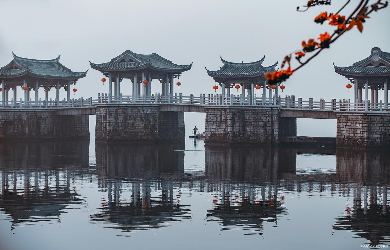 广济桥晨雾