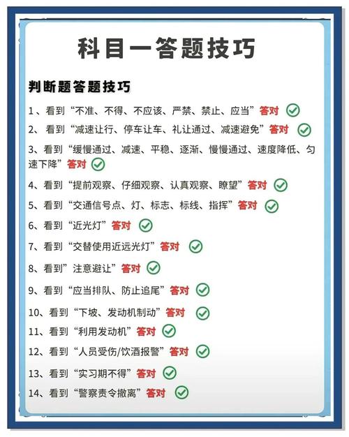答题技巧与避坑指南：老司机的干货