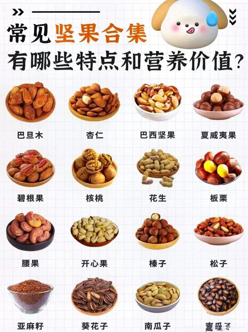坚果和果干，各自都有小脾气
