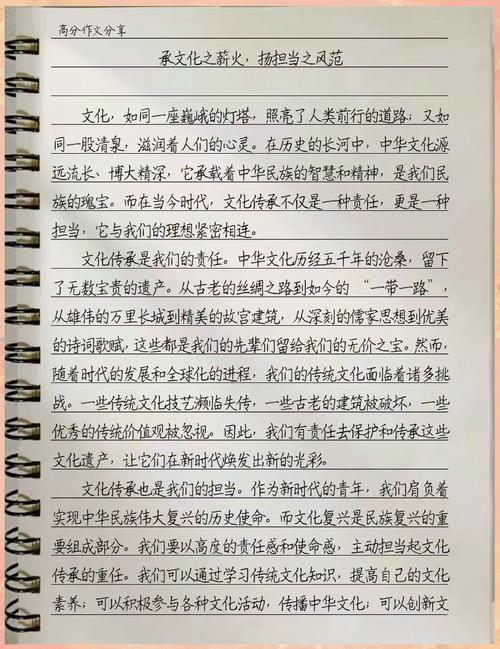 小学生道法试卷文化传承答题手写区域