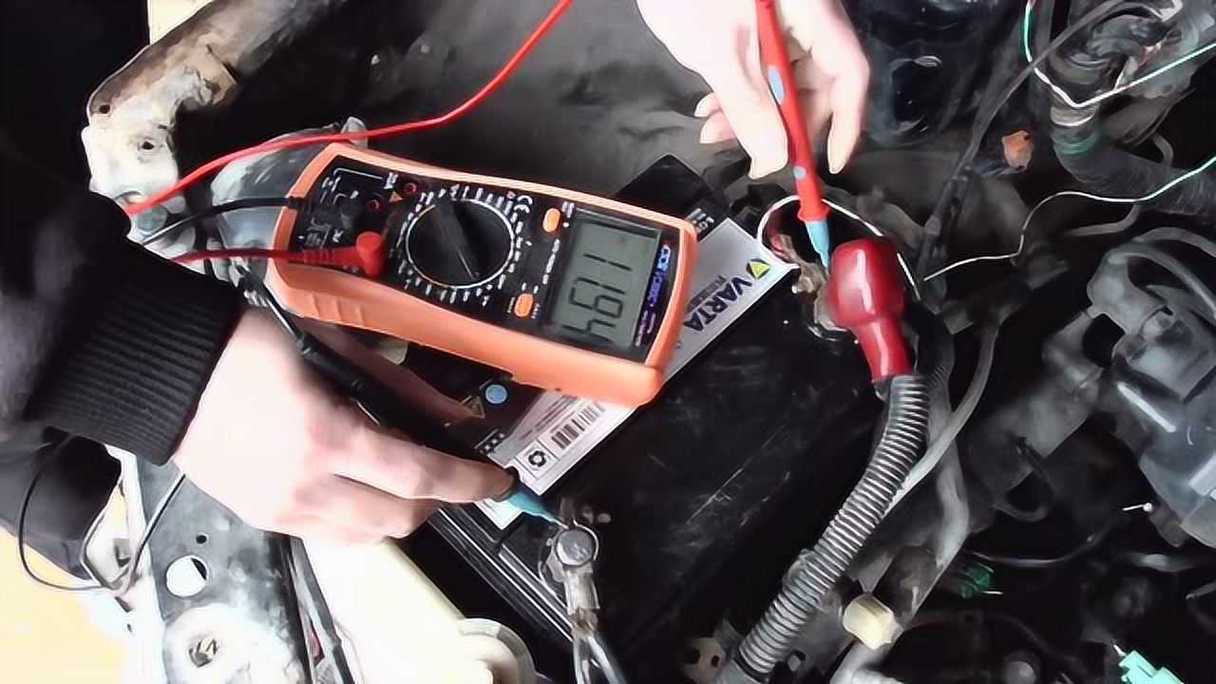 汽车电瓶休眠漏电流测量操作实拍