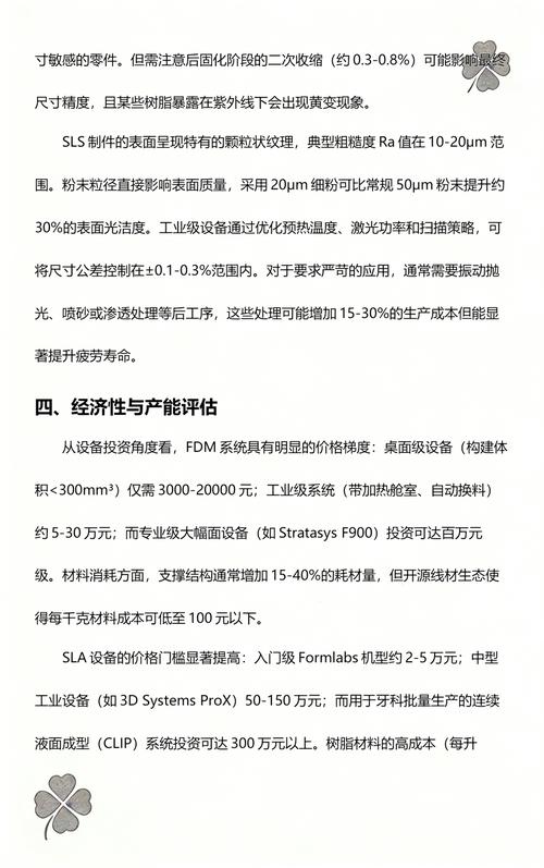 二、主流工艺对比：SLA、SLS、FDM、SLM怎么选？