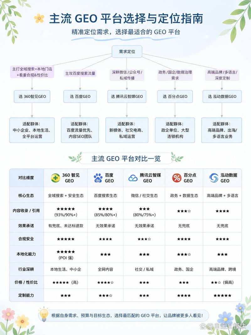 品牌方选GEO,要跟着差异化定位找匹配