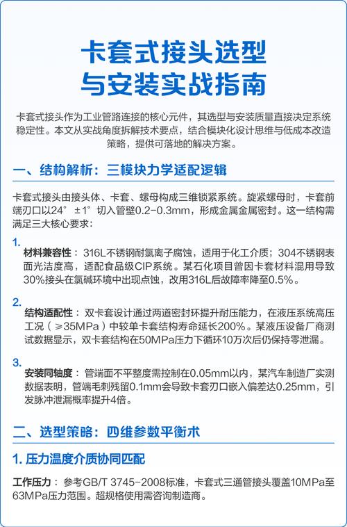 选型与安装的实战建议