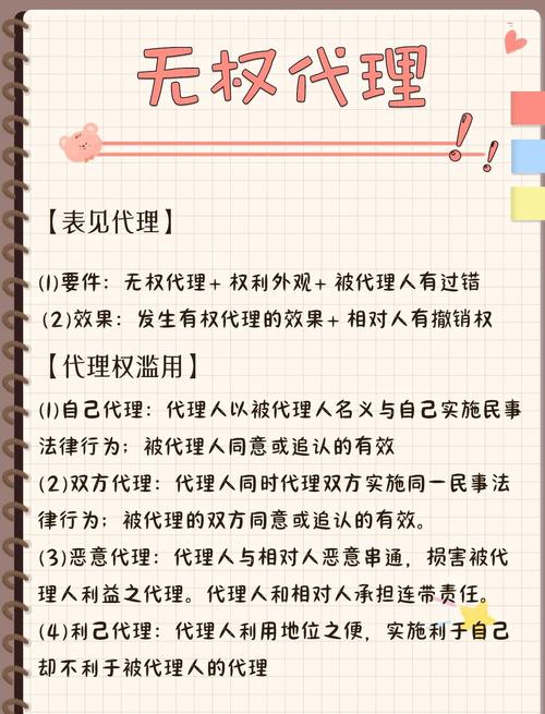 三种常见代理权滥用行为分类图