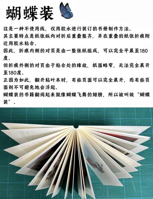 家庭相册蝴蝶装平铺翻开展示