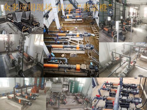 工业污水处理厂单螺杆泵运行实景图