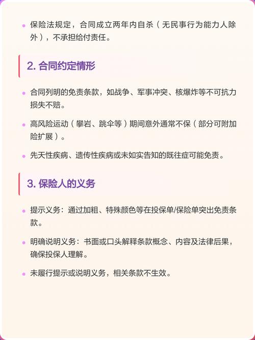 保险合同责任免除条款手标注示例